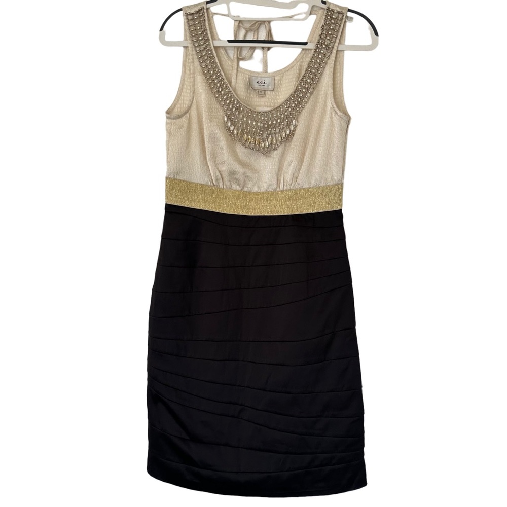 Eci New York Embellished Bodycon Classy‎ Dress Size 4